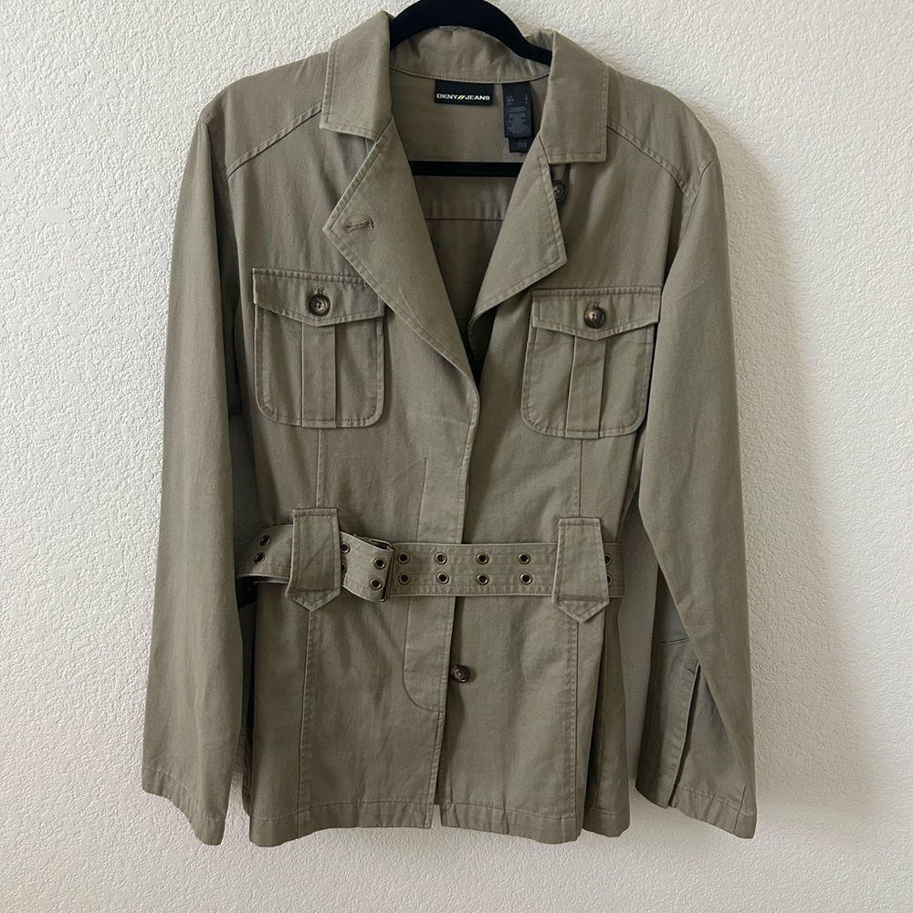 DKNY Jeans Olive Utility woman’s jacket